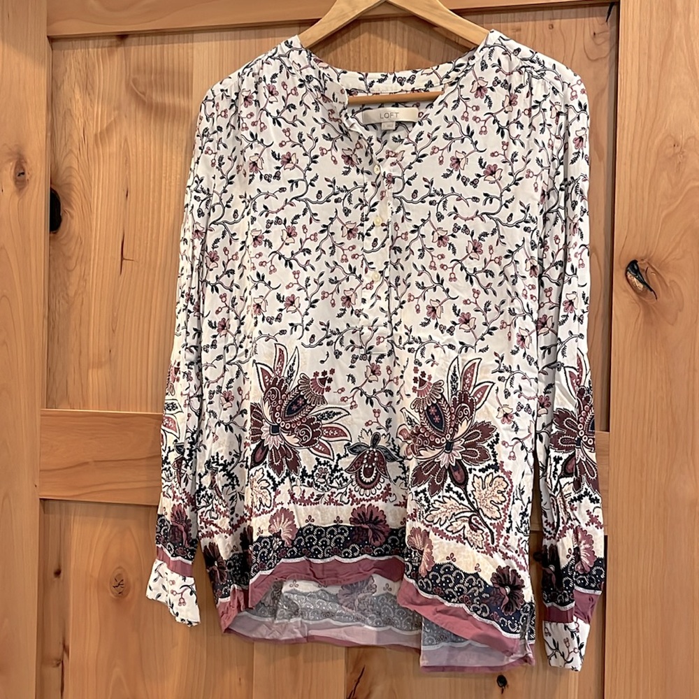 Loft Floral Blouse